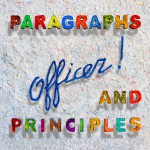 Buy Paragraphs And Principles